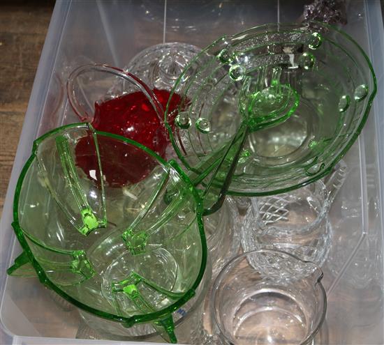 Mixed glassware